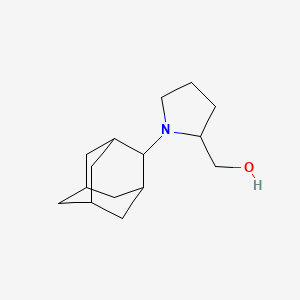 [1-(2-adamantyl)-2-pyrrolidinyl]methanol