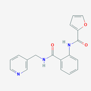 Furan-2-carboxylic acid {2-[(pyridin-3-ylmethyl)-carbamoyl]-phenyl}-amide