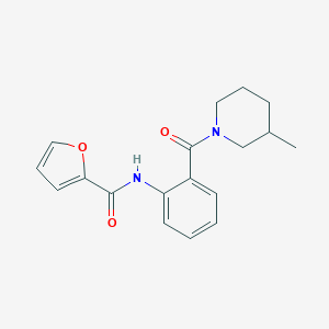 N-{2-[(3-methylpiperidin-1-yl)carbonyl]phenyl}furan-2-carboxamide