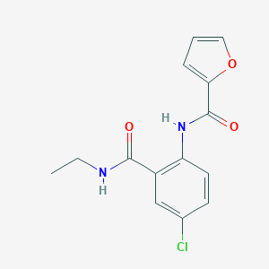 N-{4-chloro-2-[(ethylamino)carbonyl]phenyl}-2-furamide