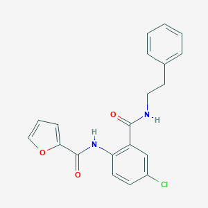 N-(4-chloro-2-{[(2-phenylethyl)amino]carbonyl}phenyl)-2-furamide