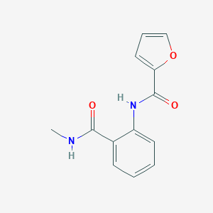 molecular formula C13H12N2O3 B505078 N-[2-(methylcarbamoyl)phenyl]furan-2-carboxamide 