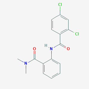 2-{[(2,4-dichlorophenyl)carbonyl]amino}-N,N-dimethylbenzamide