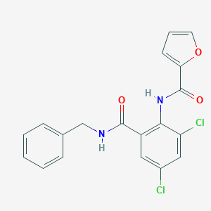 N-{2-[(benzylamino)carbonyl]-4,6-dichlorophenyl}-2-furamide