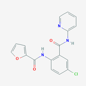 N-{4-chloro-2-[(2-pyridinylamino)carbonyl]phenyl}-2-furamide