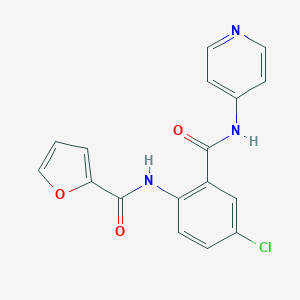 N-{4-chloro-2-[(4-pyridinylamino)carbonyl]phenyl}-2-furamide