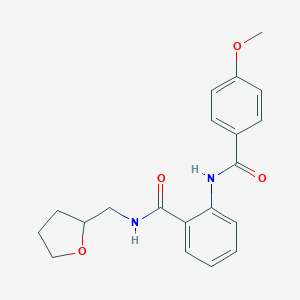 2-[(4-methoxybenzoyl)amino]-N-(tetrahydro-2-furanylmethyl)benzamide