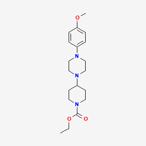 ethyl 4-[4-(4-methoxyphenyl)-1-piperazinyl]-1-piperidinecarboxylate