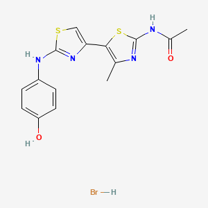 N-{2-[(4-hydroxyphenyl)amino]-4'-methyl-4,5'-bi-1,3-thiazol-2'-yl}acetamide hydrobromide