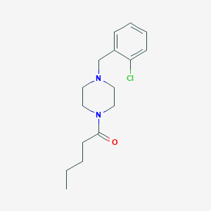 1-(2-chlorobenzyl)-4-pentanoylpiperazine