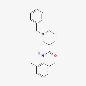 molecular formula C21H26N2O B5051088 1-benzyl-N-(2,6-dimethylphenyl)-3-piperidinecarboxamide 