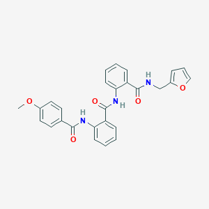 N-(2-{[(2-furylmethyl)amino]carbonyl}phenyl)-2-[(4-methoxybenzoyl)amino]benzamide