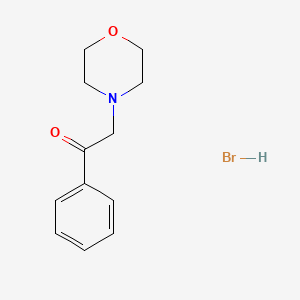 molecular formula C12H16BrNO2 B5051116 2-(4-morpholinyl)-1-phenylethanone hydrobromide 