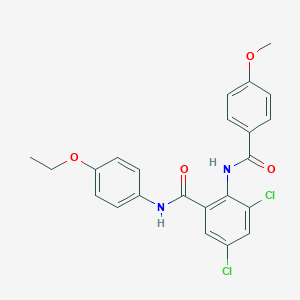 3,5-dichloro-N-(4-ethoxyphenyl)-2-[(4-methoxybenzoyl)amino]benzamide