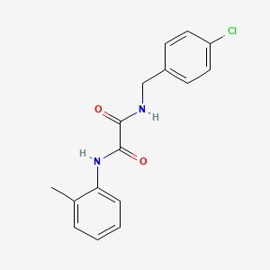 molecular formula C16H15ClN2O2 B5051130 N-(4-chlorobenzyl)-N'-(2-methylphenyl)ethanediamide 