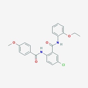 5-chloro-N-(2-ethoxyphenyl)-2-[(4-methoxybenzoyl)amino]benzamide