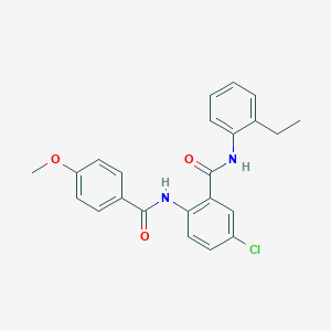 5-chloro-N-(2-ethylphenyl)-2-[(4-methoxybenzoyl)amino]benzamide