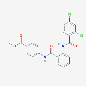 Methyl 4-({2-[(2,4-dichlorobenzoyl)amino]benzoyl}amino)benzoate