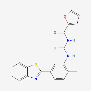 N-({[5-(1,3-benzothiazol-2-yl)-2-methylphenyl]amino}carbonothioyl)-2-furamide