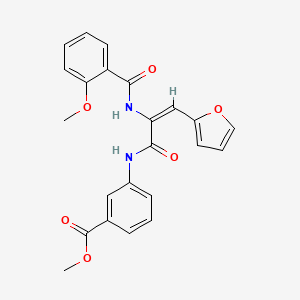 methyl 3-({3-(2-furyl)-2-[(2-methoxybenzoyl)amino]acryloyl}amino)benzoate