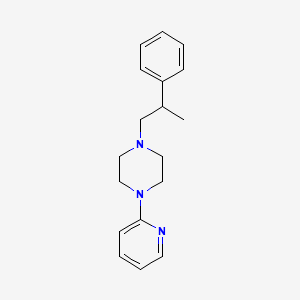 molecular formula C18H23N3 B5051270 1-(2-phenylpropyl)-4-(2-pyridinyl)piperazine 