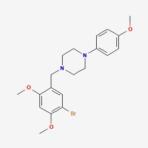 1-(5-bromo-2,4-dimethoxybenzyl)-4-(4-methoxyphenyl)piperazine