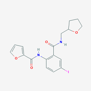 N-(4-iodo-2-{[(tetrahydro-2-furanylmethyl)amino]carbonyl}phenyl)-2-furamide