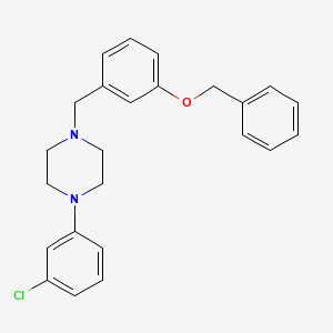 1-[3-(benzyloxy)benzyl]-4-(3-chlorophenyl)piperazine