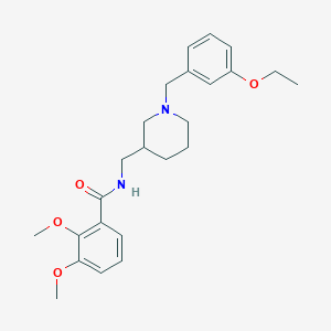 N-{[1-(3-ethoxybenzyl)-3-piperidinyl]methyl}-2,3-dimethoxybenzamide