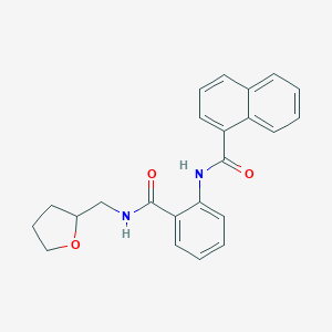 N-(2-{[(tetrahydro-2-furanylmethyl)amino]carbonyl}phenyl)-1-naphthamide