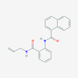 N-{2-[(allylamino)carbonyl]phenyl}-1-naphthamide