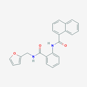 N-(2-{[(2-furylmethyl)amino]carbonyl}phenyl)-1-naphthamide