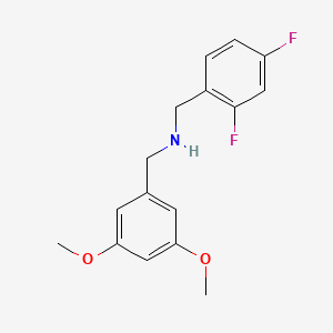 molecular formula C16H17F2NO2 B5051685 (2,4-difluorobenzyl)(3,5-dimethoxybenzyl)amine 