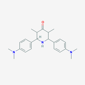 2,6-bis[4-(dimethylamino)phenyl]-3,5-dimethyl-4-piperidinone