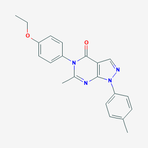 5-(4-ethoxyphenyl)-6-methyl-1-(4-methylphenyl)-1,5-dihydro-4H-pyrazolo[3,4-d]pyrimidin-4-one