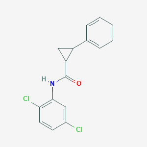 molecular formula C16H13Cl2NO B5051990 N-(2,5-dichlorophenyl)-2-phenylcyclopropanecarboxamide 