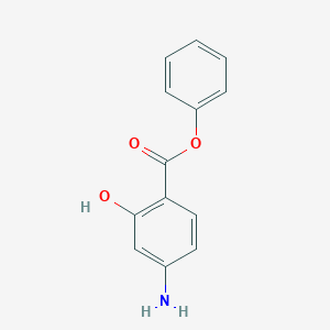 molecular formula C13H11NO3 B050520 Phenyl aminosalicylate CAS No. 133-11-9