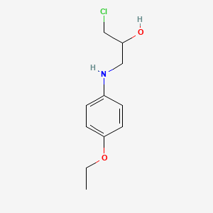 molecular formula C11H16ClNO2 B5052002 1-chloro-3-[(4-ethoxyphenyl)amino]-2-propanol 