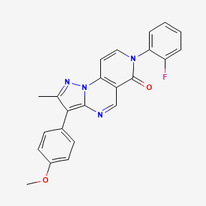 7-(2-fluorophenyl)-3-(4-methoxyphenyl)-2-methylpyrazolo[1,5-a]pyrido[3,4-e]pyrimidin-6(7H)-one