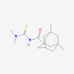 N-[(dimethylamino)carbonothioyl]-3,5-dimethyl-1-adamantanecarboxamide