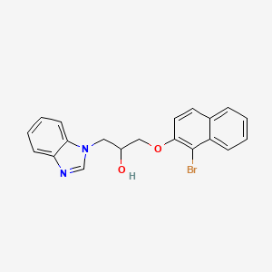 1-(1H-benzimidazol-1-yl)-3-[(1-bromo-2-naphthyl)oxy]-2-propanol