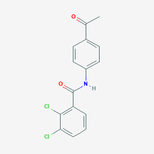 molecular formula C15H11Cl2NO2 B505234 N-(4-acetylphenyl)-2,3-dichlorobenzamide CAS No. 428450-23-1