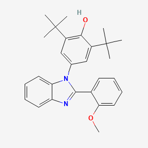 2,6-di-tert-butyl-4-[2-(2-methoxyphenyl)-1H-benzimidazol-1-yl]phenol