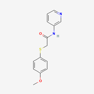 2-[(4-methoxyphenyl)thio]-N-3-pyridinylacetamide