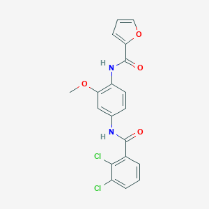 N-{4-[(2,3-dichlorobenzoyl)amino]-2-methoxyphenyl}-2-furamide