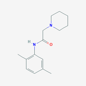 N-(2,5-dimethylphenyl)-2-(1-piperidinyl)acetamide