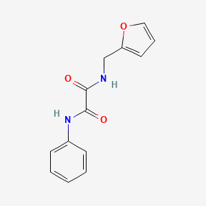 molecular formula C13H12N2O3 B5052575 N-(2-furylmethyl)-N'-phenylethanediamide 