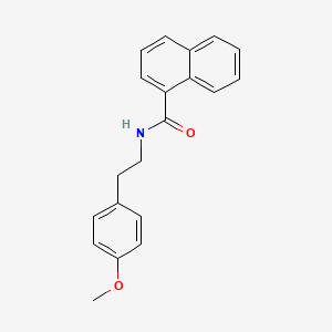 molecular formula C20H19NO2 B5052666 N-[2-(4-methoxyphenyl)ethyl]-1-naphthamide 