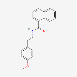 N-[2-(4-methoxyphenyl)ethyl]naphthalene-1-carboxamide