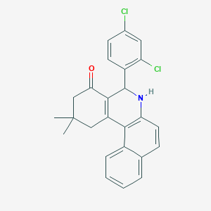 5-(2,4-DICHLOROPHENYL)-2,2-DIMETHYL-1H,2H,3H,4H,5H,6H-BENZO[A]PHENANTHRIDIN-4-ONE